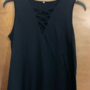 Black tank top size xl